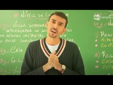 Thumbnail da aula: Introdução aos Níveis de Linguagem - Aula ao Vivo: Português | Descomplica