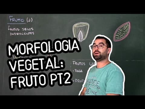Thumbnail da aula: Organologia do Fruto (Morfologia) pt2 - Aula 21: Botânica (Prof. Guilherme)