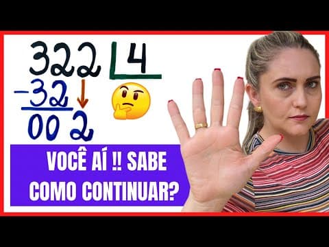 Thumbnail da aula: APRENDA DIVIDIR QUALQUER NÚMERO DE UMA VEZ POR TODAS!! 💕
