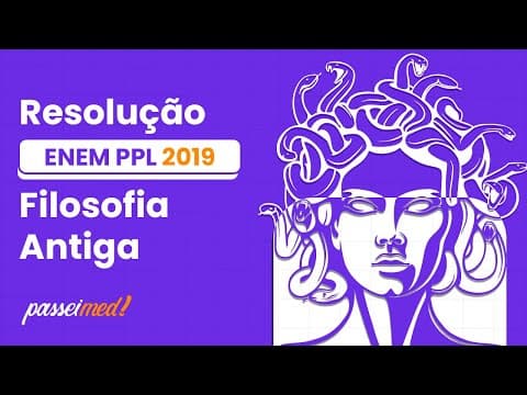 Thumbnail da aula: ENEM 2019 -  Filosofia Antiga | Para Maquiavel, quando um homem decide dizer a verdade