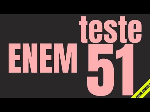 Thumbnail da aula: História no ENEM: q. 51