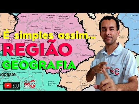 Thumbnail da aula: O QUE É REGIÃO? | GEOGRAFIA
