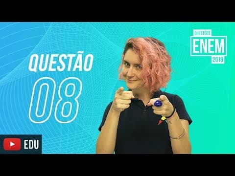 Thumbnail da aula: ENEM 2018 | Romance de 1939 | Questão 8 (caderno amarelo)