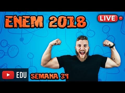 Thumbnail da aula: LIVE - ENEM 2018 - PROVA AZUL