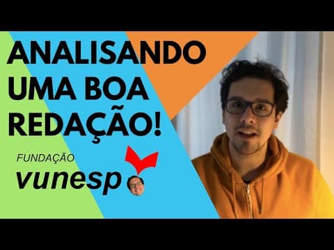 Thumbnail da aula: Analisando uma BOA redação da UNESP!