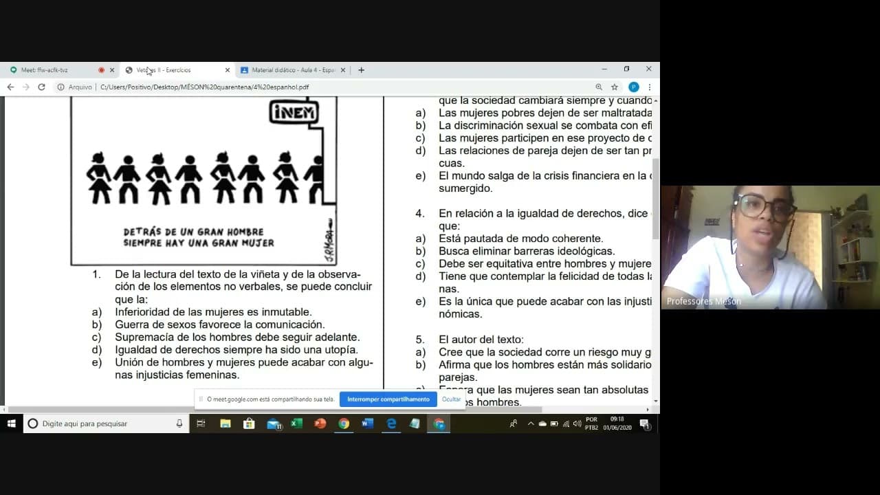 Thumbnail: Aula 108 - Resolução de exercícios e tira-dúvidas de Espanhol para o vestibular UERJ e ENEM