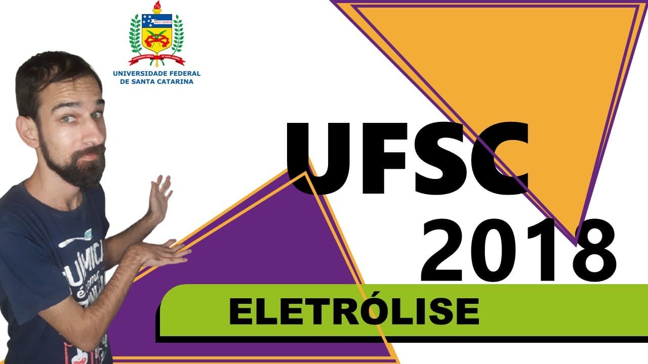 Thumbnail: Questão comentada UFSC/2018 (Eletrólise)