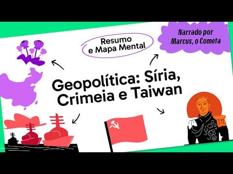 Thumbnail da aula: 🌎 GEOPOLÍTICA MUNDIAL - PARTE 2 | Quer Que Desenhe