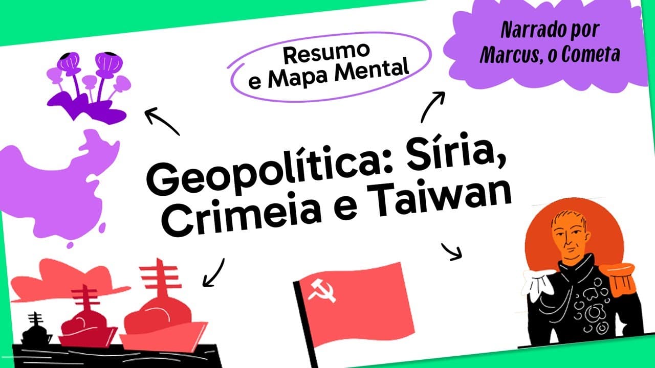 Thumbnail: 🌎 GEOPOLÍTICA MUNDIAL - PARTE 2 | Quer Que Desenhe