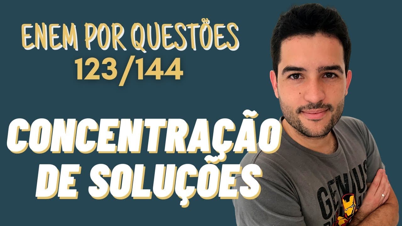 Thumbnail: Cálculos de concentração - ENEM 2019- Um dos parâmetros de controle de qualidade de polpas de frutas