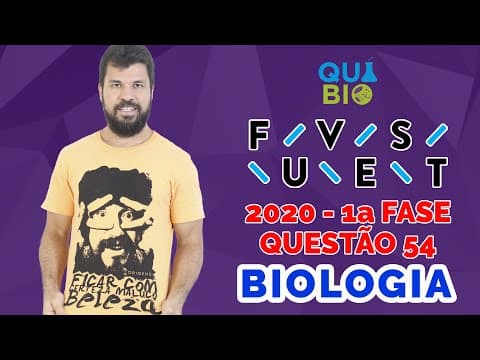 Thumbnail da aula: FUVEST 2020 - 1a Fase - Questão 54 - Células como as representadas em 1 e 2 podem serencontradas