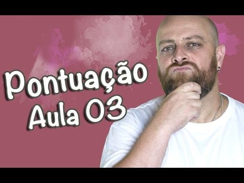 Thumbnail da aula: Pontuação - Aspas, travessão e parênteses [Prof Noslen]