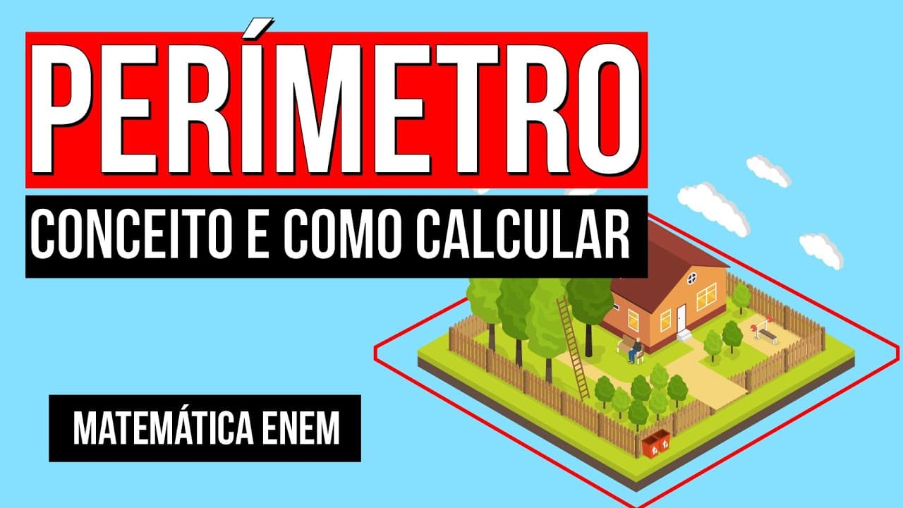 Thumbnail: PERÍMETRO: conceito e como calcular | Matemática | Explica do Zero | Prof. Lucas Borguezan