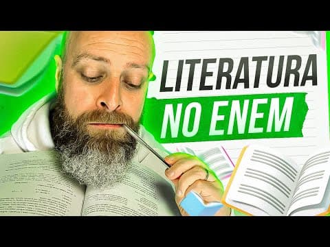 Thumbnail da aula: Literatura no Enem [Professor Noslen] #professornoslen #enem