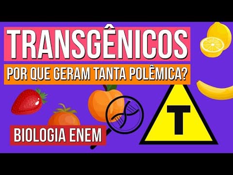 Thumbnail da aula: TRANSGÊNICOS: por que geram tanta polêmica? | Biologia para o Enem | Cláudia de Souza Aguiar