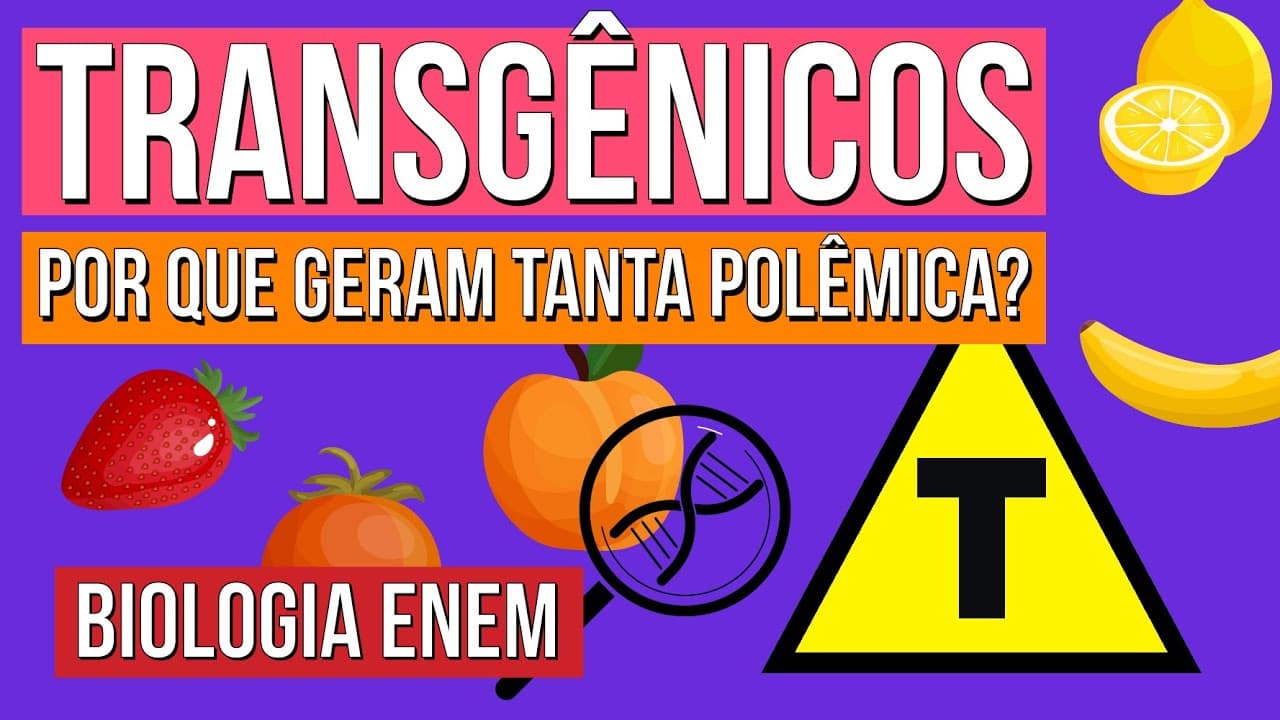 Thumbnail: TRANSGÊNICOS: por que geram tanta polêmica? | Biologia para o Enem | Cláudia de Souza Aguiar
