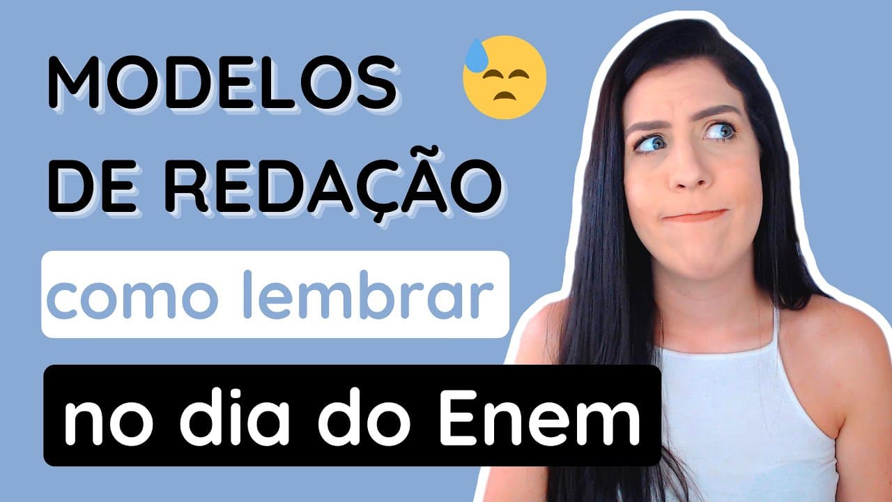 Thumbnail: E se eu não lembrar os modelos na hora da prova?