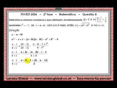 Thumbnail da aula: FUVEST USP 2006 MAT P2 Q8