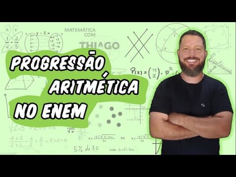Thumbnail da aula: PROGRESSÃO ARITMÉTICA DA VUNESP/UNESP 2009 #01