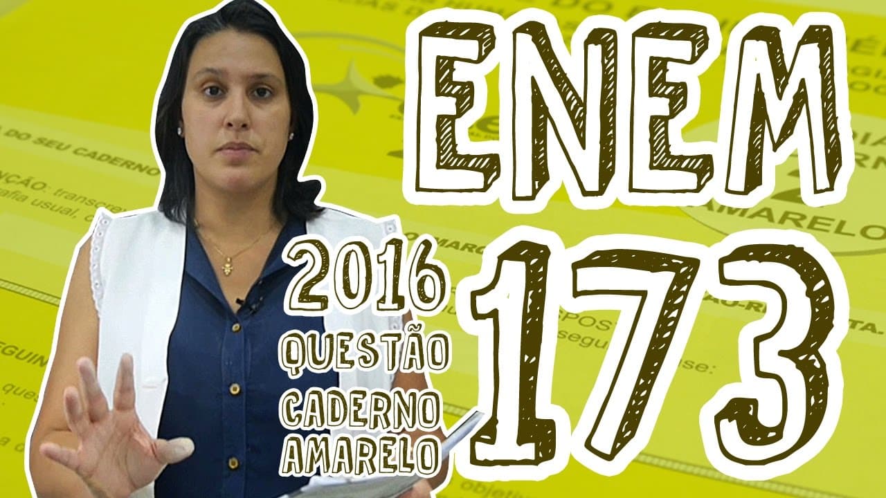 Thumbnail: ENEM - Questão 173 (Caderno Amarelo)