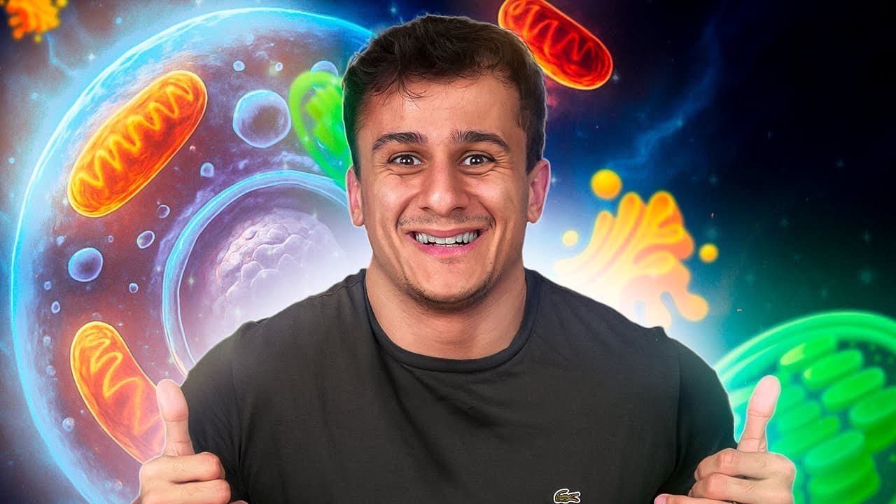 Thumbnail: TUDO DE CITOLOGIA PARA O ENEM 2026 | DIDÁTICA MÁGICA