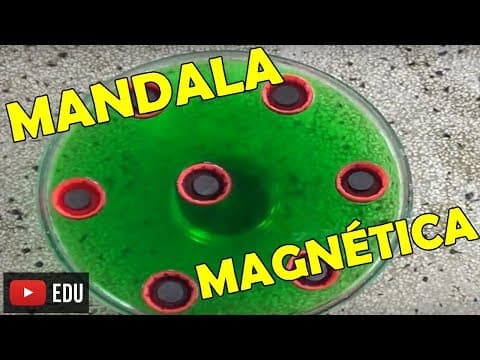 Thumbnail da aula: MANDALA MAGNÉTICA - EXPERIÊNCIA DE FÍSICA - Prof.  Boaro