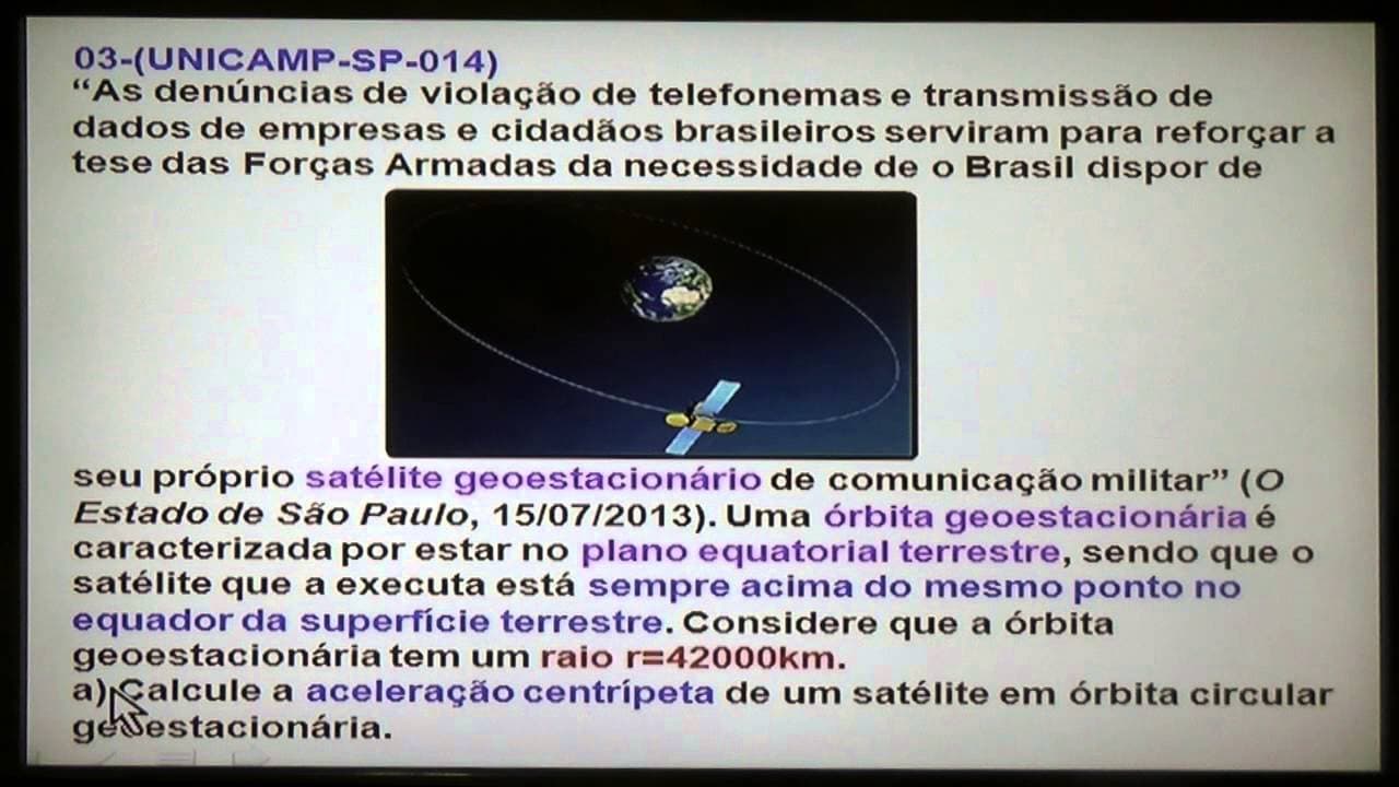 Thumbnail: Física e Vestibular - Exercícios Resolvidos Segunta Fase - UNICAMP / 2014 - Parte 1