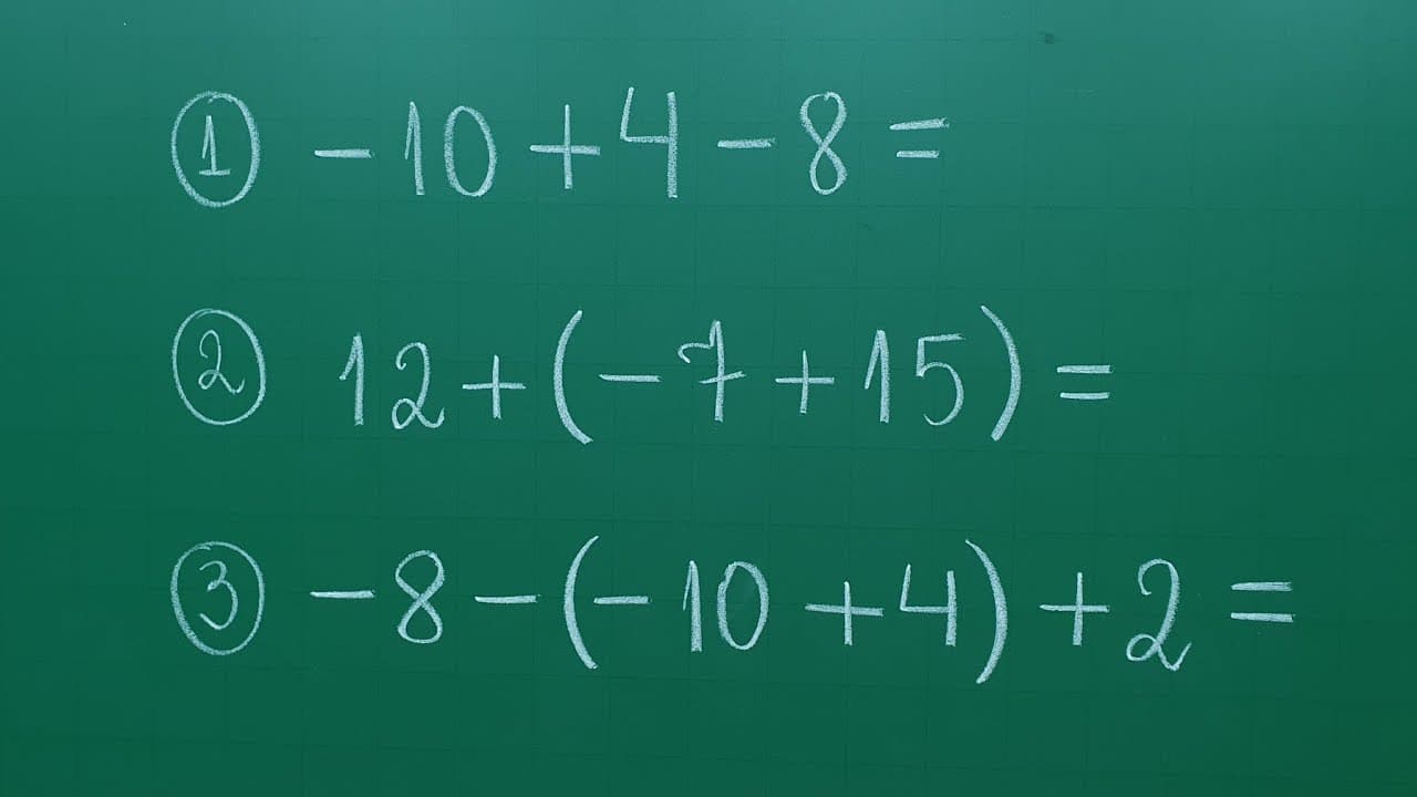 Thumbnail: ADIÇÃO E SUBTRAÇÃO COM NÚMEROS INTEIROS - Professora Angela Matemática