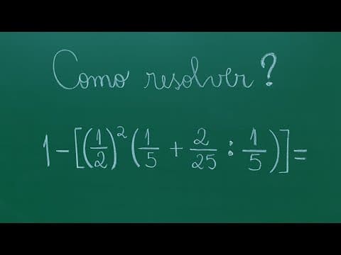 Thumbnail da aula: 💥 EXPRESSÃO NUMÉRICA COM FRAÇÕES - Professora Angela Matemática