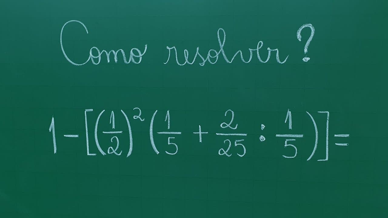 Thumbnail: 💥 EXPRESSÃO NUMÉRICA COM FRAÇÕES - Professora Angela Matemática