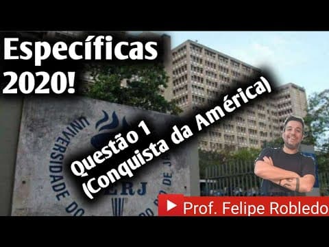 Thumbnail da aula: Aula de História: UERJ Questão 1 específica 2020