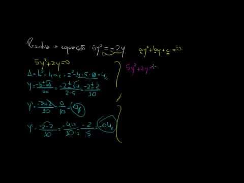 Thumbnail da aula: Matemática Rio - Solução de Equação do 2º Grau por Bhaskara (Parte 3/3)