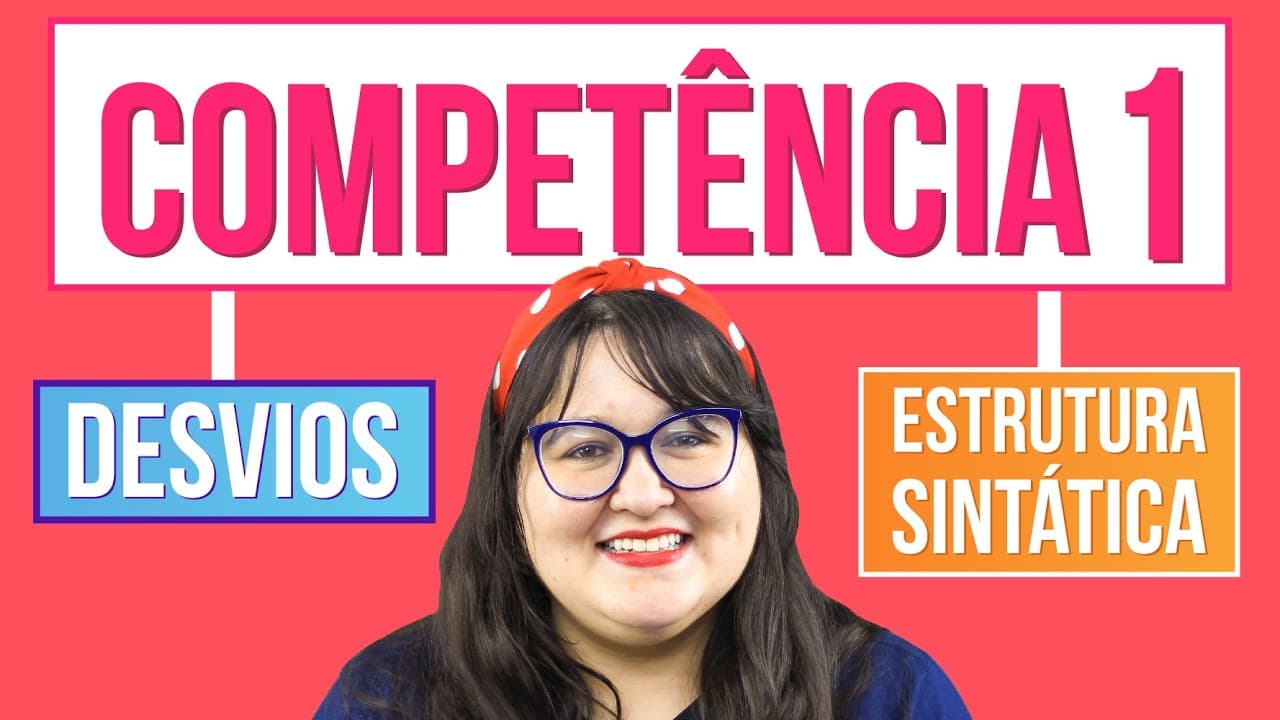 Thumbnail: COMPETÊNCIA 1 DA REDAÇÃO | Veja as dicas para tirar 1000 na correção do Enem