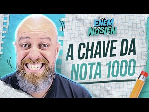 Thumbnail da aula: Como ARGUMENTAR BEM na sua redação do ENEM? #NoENEMComNoslen | Professor Noslen