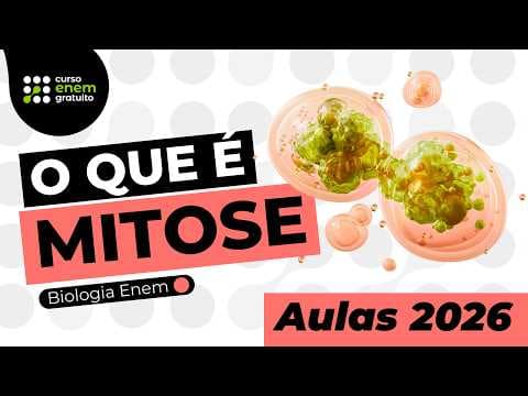 Thumbnail da aula: O QUE É MITOSE | Biologia para o Enem | Cláudia Aguiar