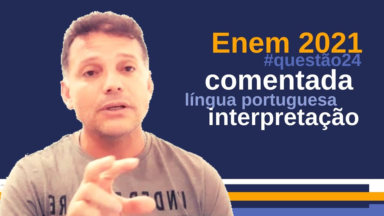 Thumbnail: #Enem: questão comentada de linguagens - interpretação