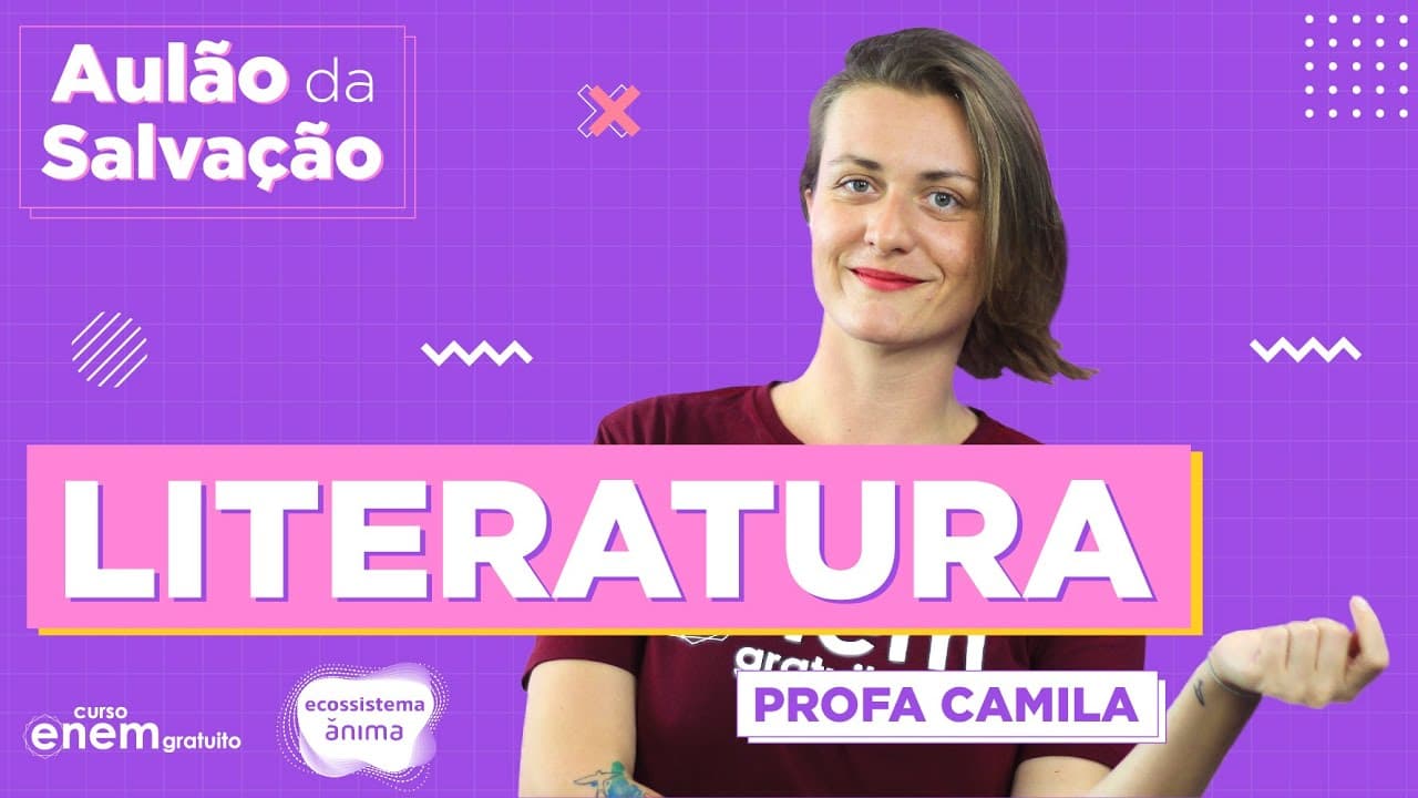 Thumbnail: AULÃO DE LITERATURA ENEM | AULÃO DA SALVAÇÃO