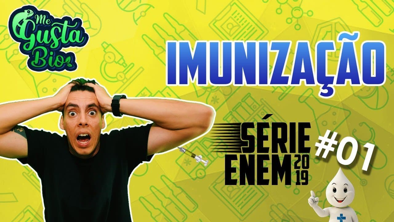 Thumbnail: Aula #01 - Imunização ENEM | Professor Gustavo Schmidt