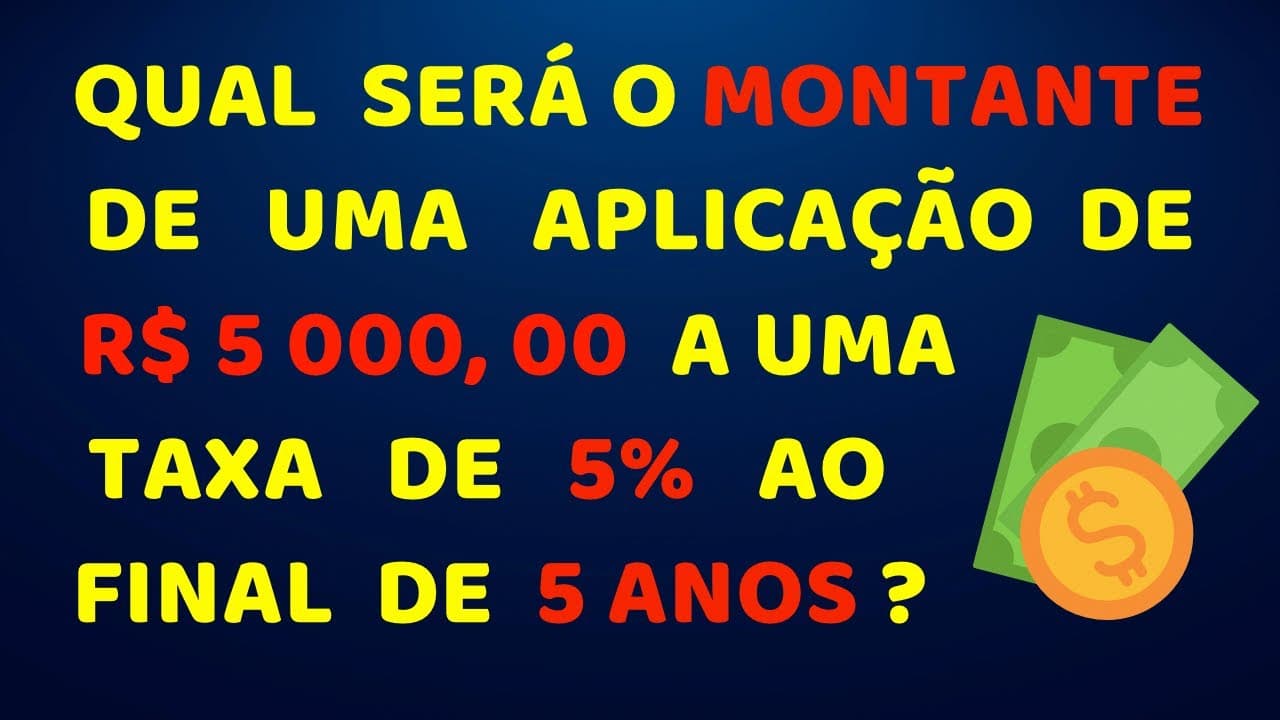 Thumbnail: 😱 JUROS SIMPLES DE UM JEITO BEM SIMPLES !!!