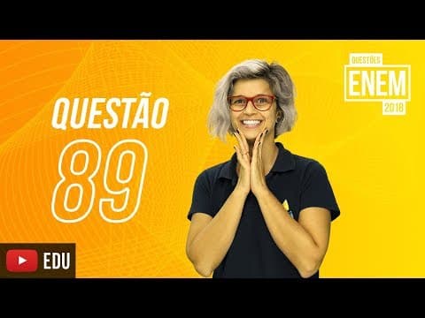 Thumbnail da aula: ENEM 2018 | Guerra Fria | questão 89 (caderno amarelo)