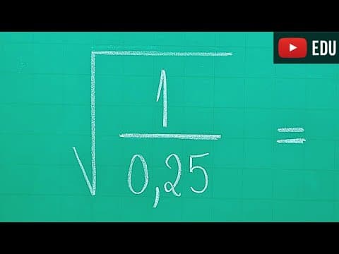 Thumbnail da aula: 🔴 Como resolver essa Raiz Quadrada? Professora Angela Matemática