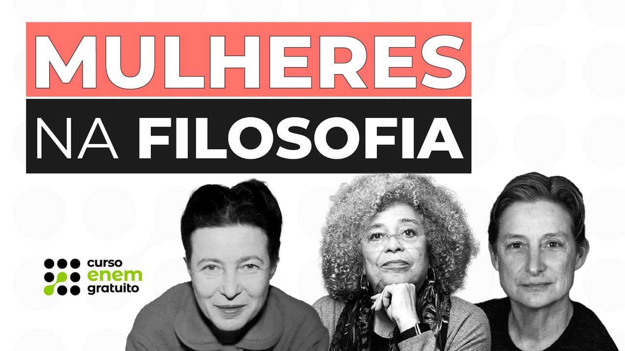 Thumbnail: MULHERES NA FILOSOFIA | Filosofia para o Enem | Ernani Júnior da Silva