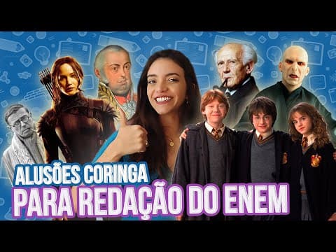 Thumbnail da aula: ✅ALUSÕES PARA QUALQUER TEMA DO ENEM 2022! (Débora Aladim)