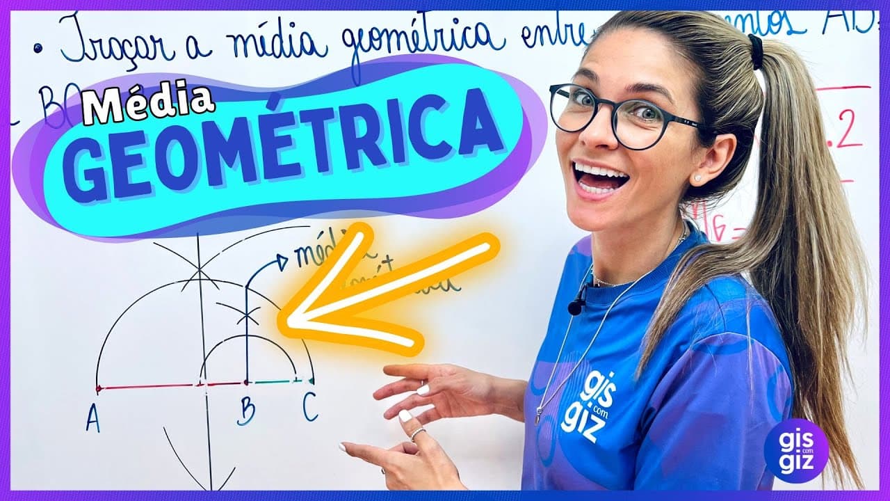 Thumbnail: MÉDIA GEOMÉTRICA - CONSTRUÇÃO GEOMÉTRICA
