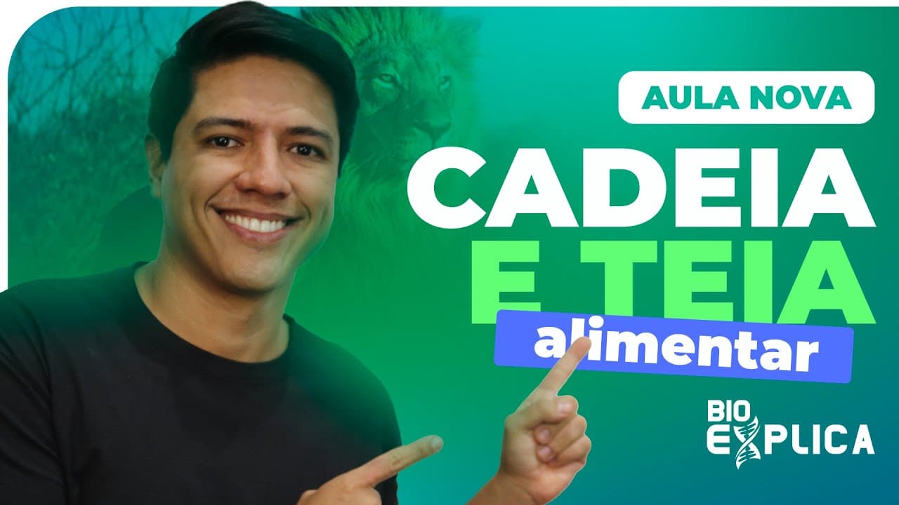 Thumbnail: CADEIA ALIMENTAR E TEIA ALIMENTAR - ECOLOGIA | Prof. Kennedy Ramos
