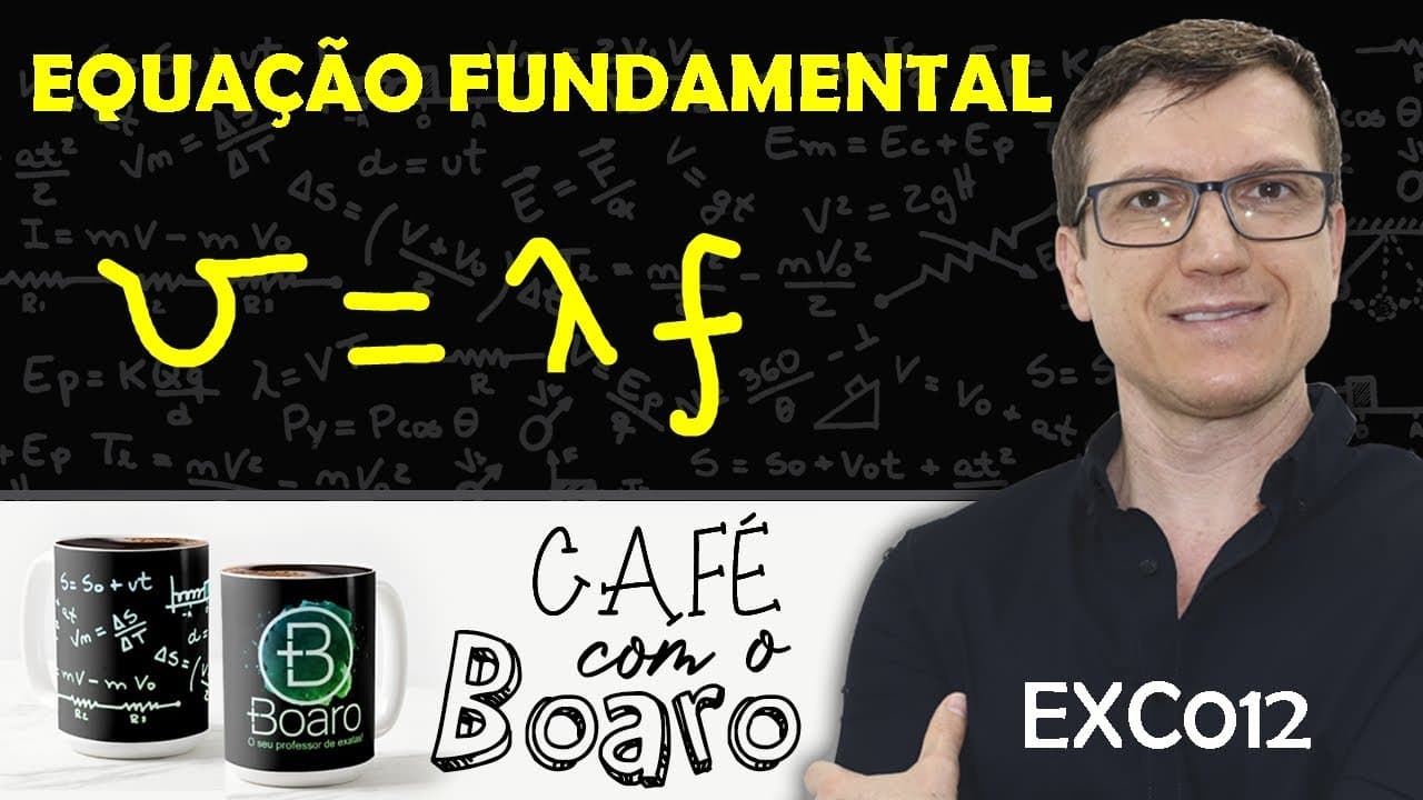 Thumbnail: EQUAÇÃO FUNDAMENTAL DA ONDULATÓRIA - Ondulatória - EXERCÍCIOS para REVISÃO de FÍSICA - EXC012