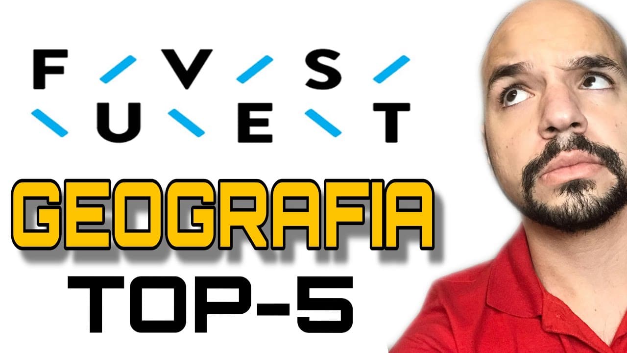 Thumbnail: O que mais cai na FUVEST? REVISÃO DE GEOGRAFIA | Ricardo Marcílio