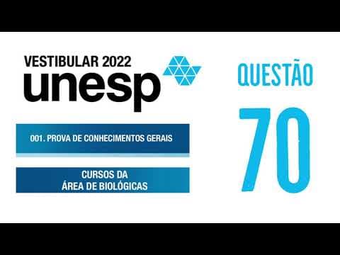 Thumbnail da aula: Unesp 2022 | Biológicas | Questão 70