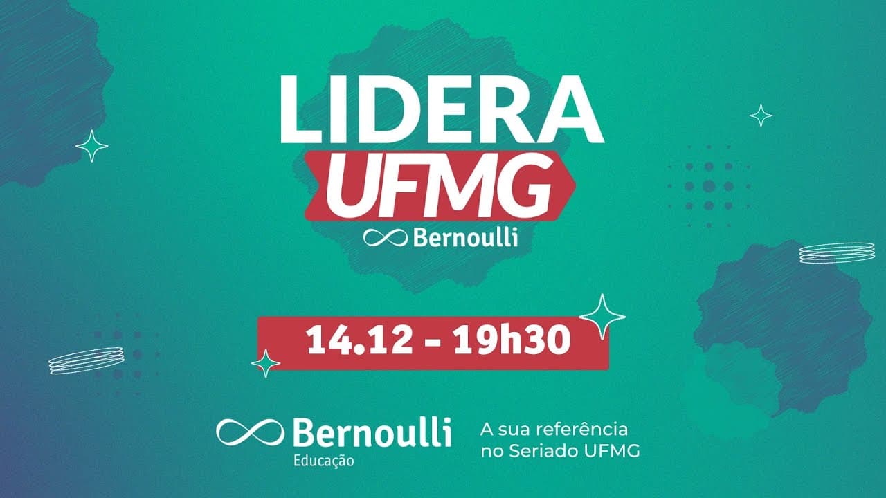 Thumbnail: LIVE COMENTÁRIOS DA PROVA SERIADO UFMG 2025 - AO VIVO - BERNOULLI EDUCAÇÃO