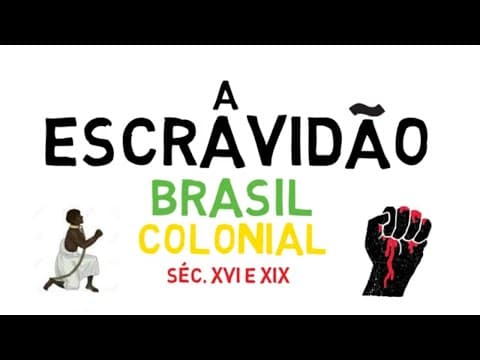 Thumbnail da aula: A ESCRAVIDÃO NO BRASIL COLONIAL - TRÁFICO NEGREIRO #diasporaafricana